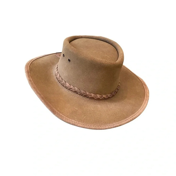 Vintage BC Ben Conner Hats Suede Steer Hide